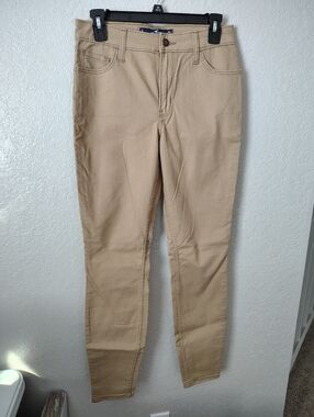Hollister High-Rise Super Skinny Pants in Tan Size 2L